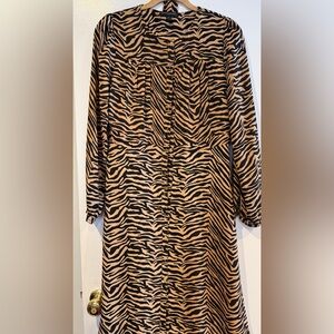 Stylish Zebra Print Dress